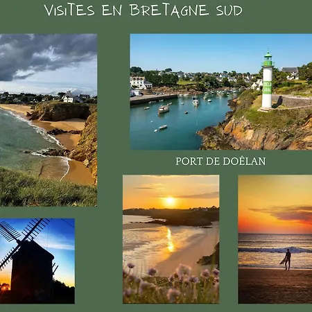 Horizon, Vue Mer, Piscine Chauffee Guidel